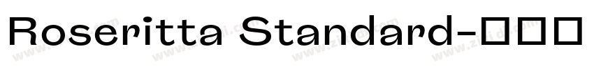 Roseritta Standard字体转换